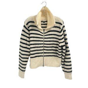 Universal Thread Full Zip Striped Cardigan Sz XL Fuzzy